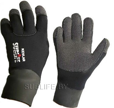 Перчатки SUBLIFE Kevlar 5мм