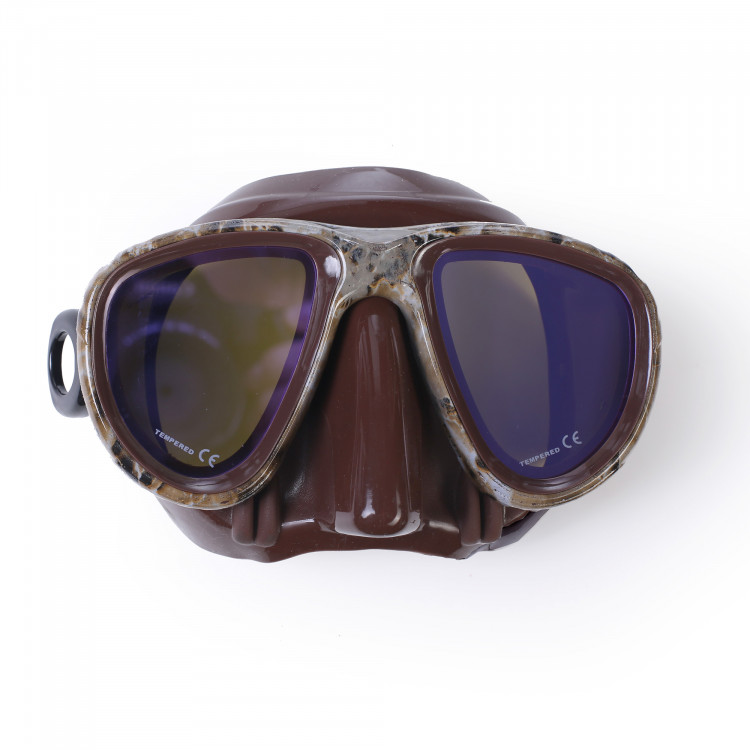 МАСКА AQUADISCOVERY CAMO BROWN ЗЕРКАЛЬНАЯ 